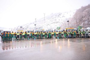 BELEDİYELER OMUZ OMUZA ÇALIŞIYOR      