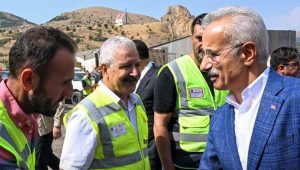 BAKAN URALOĞLU KOP TÜNELİ’NDE