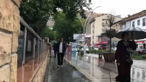 BAYBURT SAĞNAK YAĞIŞLARIN ETKİSİNDE