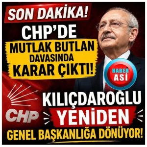 “MUTLAK BUTLAN TÜRK MİLLETİNE KURULMUŞ YARGI DARBESİDİR”