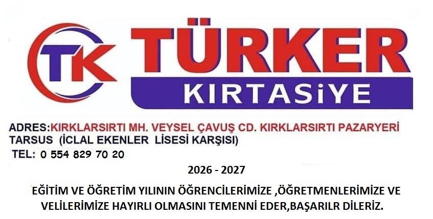 TARSUS’TA MUHTEŞEM KAMPANYALAR TÜRKER KIRTASİYE’DE