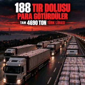 “188 TIR DOLUSU PARA BUHAR OLDU”