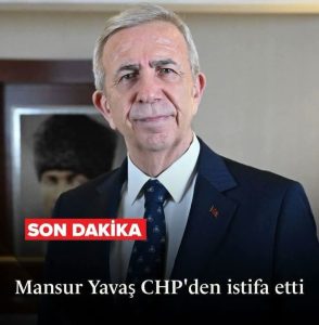 SON DAKİKA..YAVAŞ CHP’DEN İSTİFA ETTİ