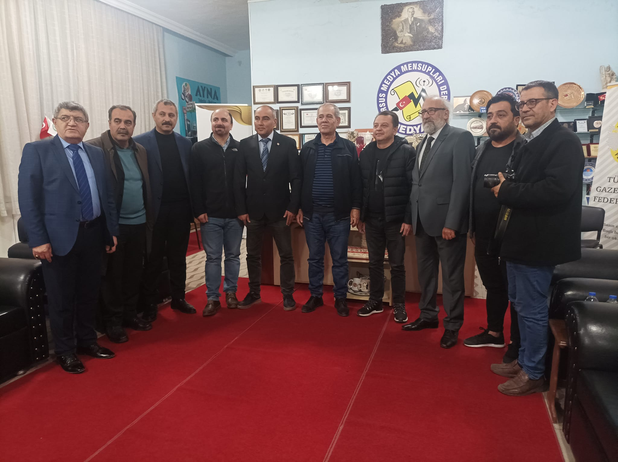 Türkiye Gazeteciler Federasyonu Genel Başkanı Yılmaz Karaca Tarsus’ta