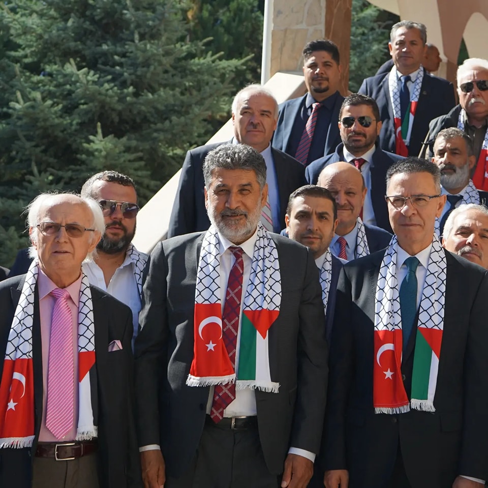 Milli Yol Partisi Genel Başkanı Remzi Çayır, Filistin Büyükelçiliği’ni Ziyaret Etti.