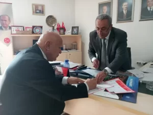 BAYBURT BELEDİYE BAŞKANI PEKMEZCİ;”Tarih ve kültür şehri Bayburt’umuza hizmet etmeye devam etmek üzere aday adaylığı başvurumuzu gerçekleştirmek için geldiğimiz Ankara’da liderimiz Sayın Dr. Devlet Bahçeli’ye ziyarette bulunduk”Dedi
