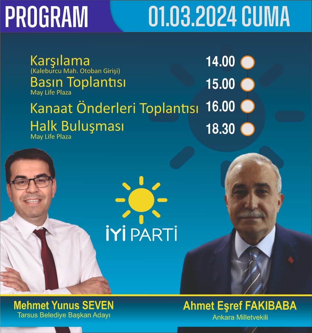 Eşref Fakıbaba Tarsus’a Geliyor.