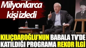 Kılıçdaroğlu’ndan Babala TV çağrısı: Paylaşımları durdurun