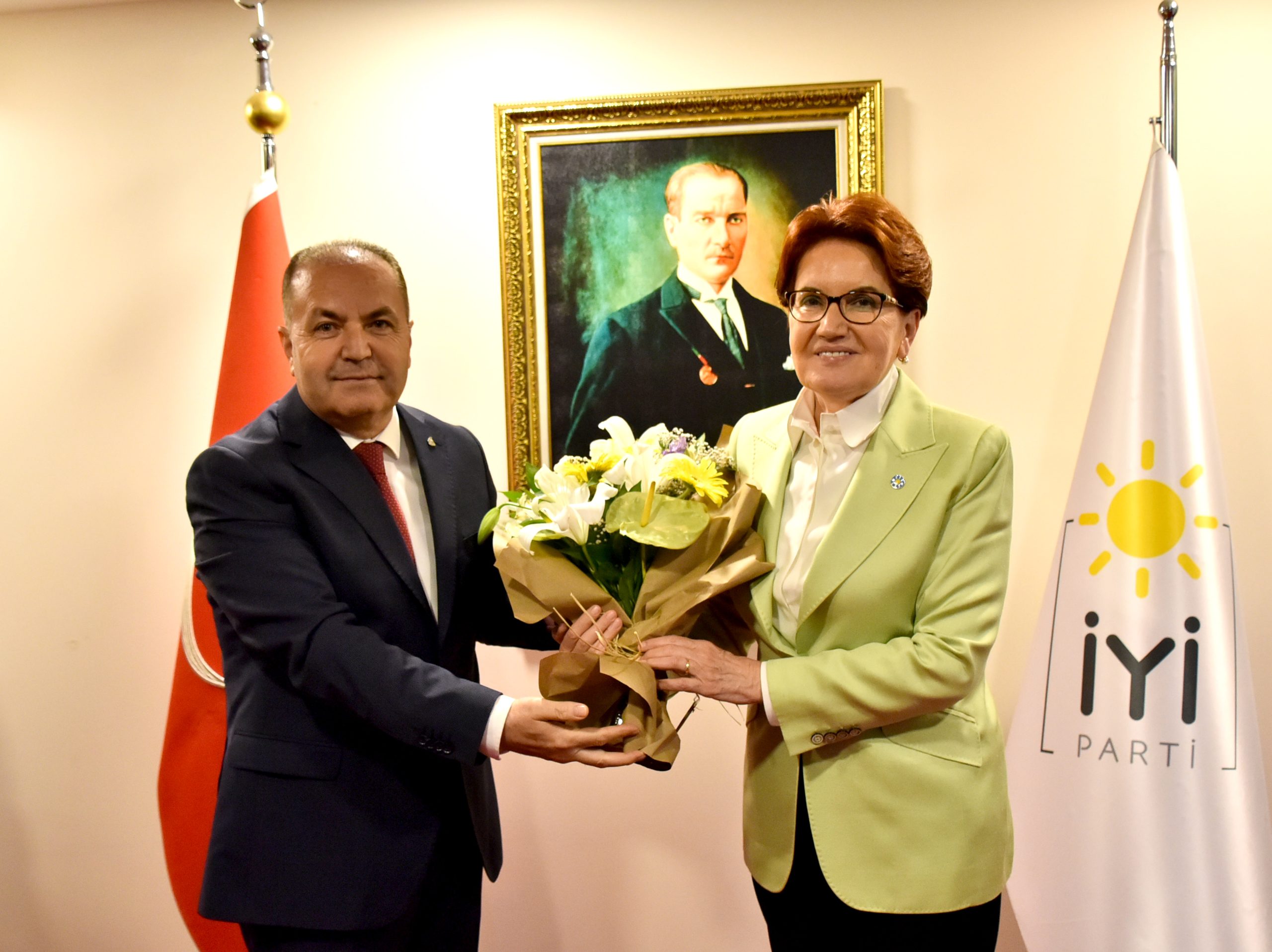 Anavatan Partisi’nden İyi Parti Genel Başkan’ına Tebrik Ziyareti.