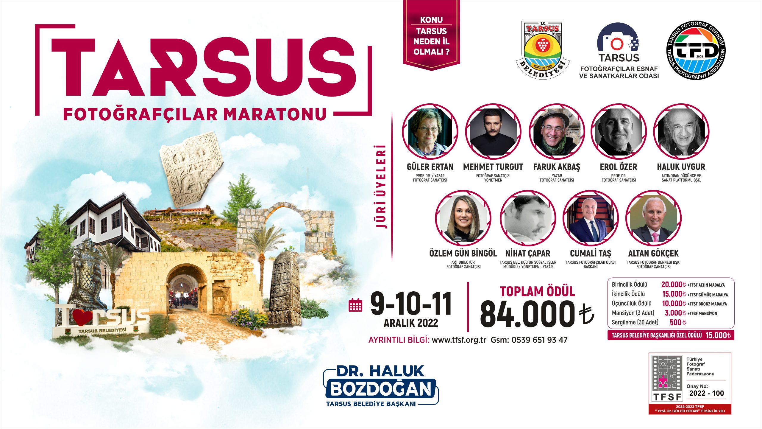 “TARSUS NEDEN İL OLMALI?” KONUSU İLE FOTOĞRAFÇILAR MARATONU BAŞLIYOR