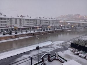 BAYBURT GELİNLİĞİNİ GİYDİ