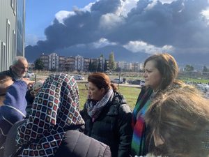 CHP MİLLETVEKİLİ KÖKSAL DEPREM BÖLGESİNDE