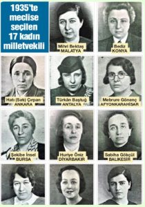 5 ARALIK KADINLARA SEÇME VE SEÇİLME HAKKININ VERİLMESİ VE