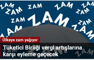 ZAMLARA EYLEM HAZIRLIĞI TÜKETİCİ BİRLİĞİNDEN