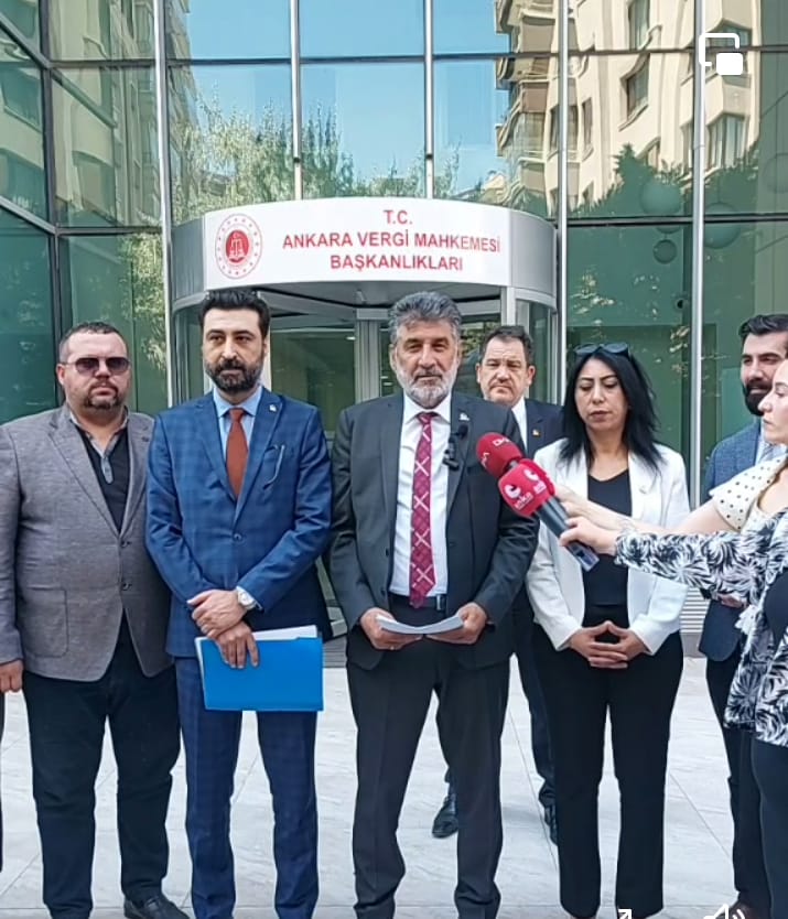 Milli Yol Partisi Genel Başkanı Remzi Çayır Ek MTV’nin İptali İçin Vergi Mahkemesine Dava Açtı.