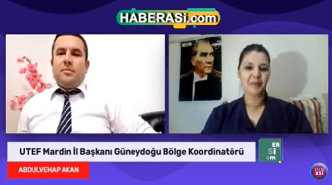 UTEF Mardin İl Başkanı Güneydoğu Bölge Koordinatörü Abdülvehap Akan
