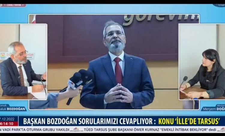 TARSUS BELEDİYE BAŞKANI BOZDOĞAN, “ TARSUS’UN İL OLMASI İÇİN HALKIN BİRLEŞMESİ VE BÜTÜNLEŞMESİ GEREKİYOR ”