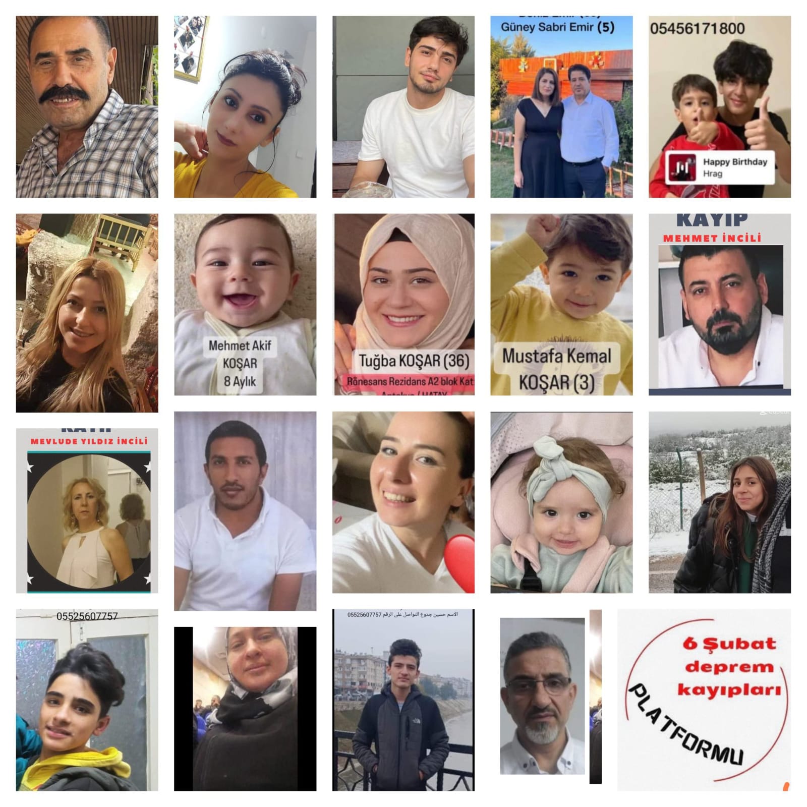 6 Şubat Depremi Kaybolanların Akıbeti Hala Belirsiz, Aileler Yardım Bekliyor !