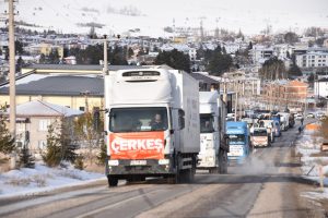 “ÇANKIRI’NIN BÜYÜK İLÇESİ ÇERKEŞ’İN DEPREM KONVOYU”