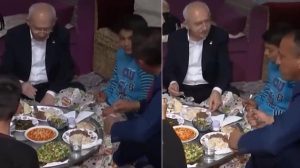 KILIÇDAROĞLU’NUN HAREKETİ BÜYÜK SES GETİRDİ. YEMEĞİN ETLİ KISMINI ÇOCUĞA DOĞRU ÇEVİRDİ