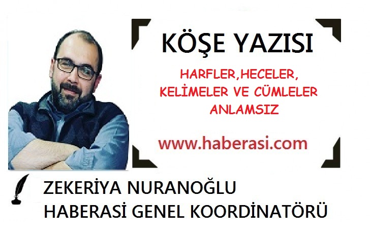 HARFLER,HECELER,KELİMELER VE CÜMLELER ANLAMSIZ