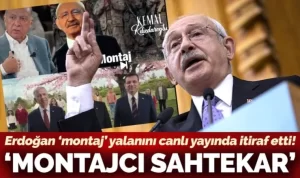 ERDOĞAN KILIÇDAROĞLUNUN YAYINLANAN VİDEOLARIN MONTAJ OLDUĞUNU İTİRAF ETTİ YANIT GECİKMEDİ