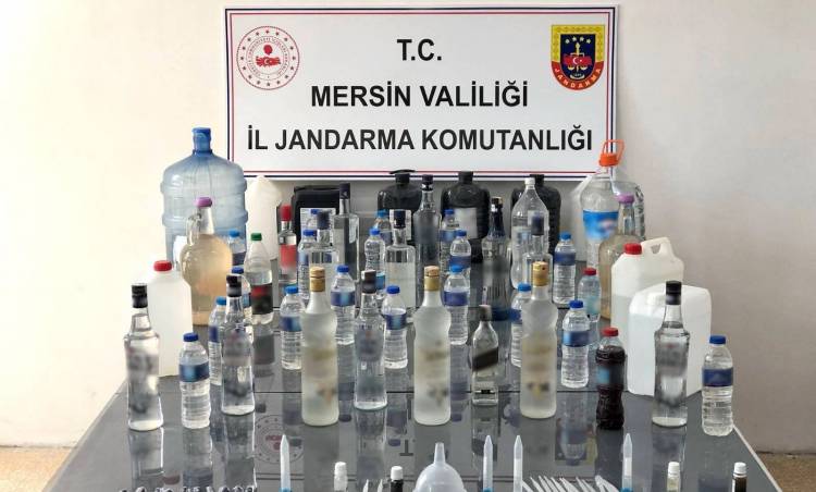 Çamlıyayla’da Sahte İçki Operasyonu! 1 Kişi Gözaltına Alındı.