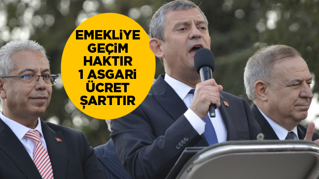 Özgür Özel, Konya’nın Ereğli İlçesinde Emekli Maaşlarının Asgari Ücret Tutarında Olması Gerektiğini Söyledi
