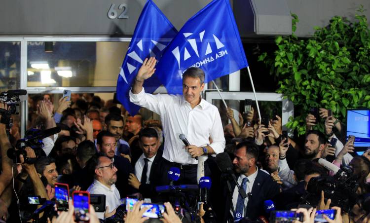 Yunanistan’da Seçimin Galibi Miçotakis’in Partisi Oldu.